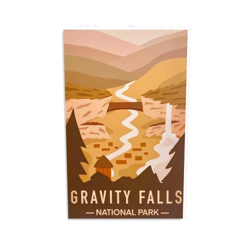 PrOTRE Anime Poster Gravity Falls TV Series Vintage Canvas Wall Art (5) Canvas Painting Posters And Prints Wall Art Pictures for Living Room Bedroom Decor 12x18inch(30x45cm) Unframe-style-3