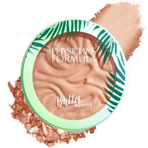 Physicians Formula Murumuru Butter Bronzer, Moisturizing, Nourishing Murumuru Butter for Silky Glow, Dermatologist Tested, Hypoallergenic, Vegan & Cruelty-Free - Light Bronzer
