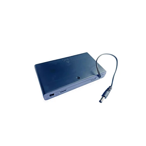 FLAGMEE Neon Sign Battery Pack, Suitable for 5V Neon Signs; It is LED Neon Sign Battery Power and Can Turn Your Neon Sign Lights into Battery Powered Neon Signs (8AA, Black)
