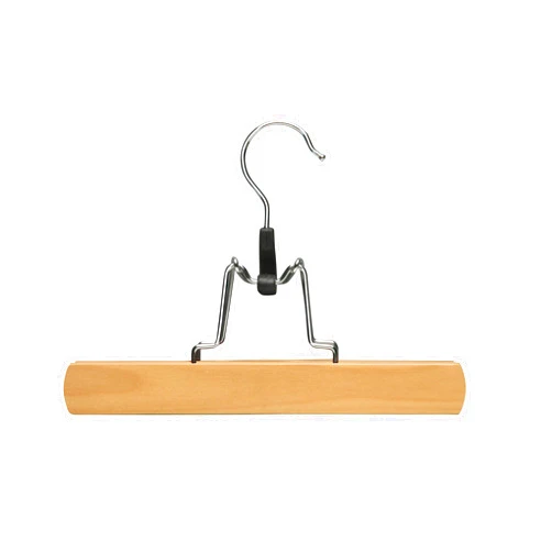 Honey-Can-Do Wooden Maple Clamp Pants Hangers, 16-Pack HNG-09037 Natural