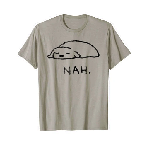 Fox Shiver Nah - Cute Lazy Dog Sleeping Funny Puppy T-Shirt