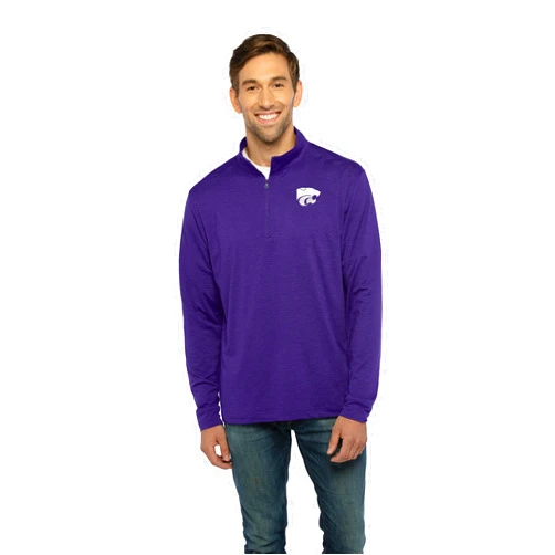 Vantage Apparel Men's Standard Collegiate Premium Lightweight Stretchy Team Color 1/4 Zip Pullover