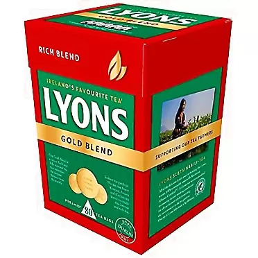Lyons Tea Lyons Gold 80 Tea Bags - Fast