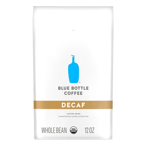 Blue Bottle Coffee Blue Bottle Whole Bean Organic Coffee, Decaf, Medium Roast, 12 Ounce bag (Pack of 1)