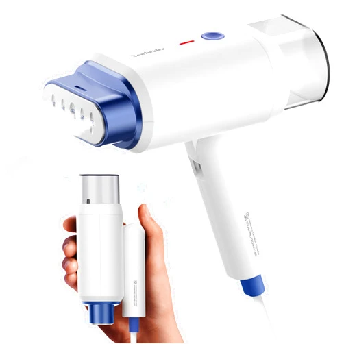 Newbealer Steamer for Clothes, 1200W Travel Steamer with Horizontal & Vertical Steaming, 2 Steam Levels, Dry Ironing, Foldable, 1.5lbs Lightly, 180ml Handheld Fabric Wrinkle Remover (120V Only)