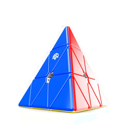 HELLOCUBE GAN Pyramid 36 Magnets Speed Cube Stickerless 3x3 Magnetic Triangle Cube(Standard Version)