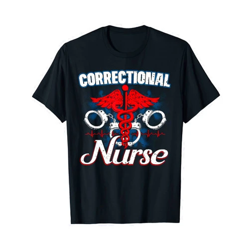 Custom Chimp Correction Officer Correction Officers Nursing Design For Correctional Nurse T-Shirt