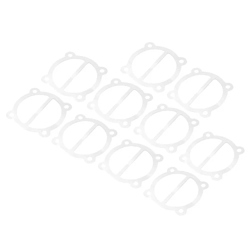Aramox Air Compressor Aluminum Gasket, 10Pcs Cylinder Head Gasket Sealing Plate Replacement, Well Sealed, Easy to Use, Air Pump Accessories, Suitable for Standard Gaskets, Made of