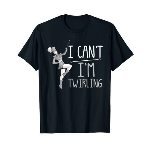 Gymnastics Choreography Majorette Athlete Designs Funny Twirling Gift For Baton Twirler Majorette Women Girls T-Shirt