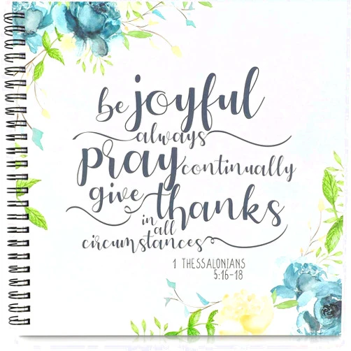 Faithful Finds Spiral Bound Prayer Notebook, Christian Devotional Bible Journal for Women, 60 Sheets/120 Pages (8.8 x 8.5 In) - Daily Prayer Journal for Woman - Spiral Prayer Journal