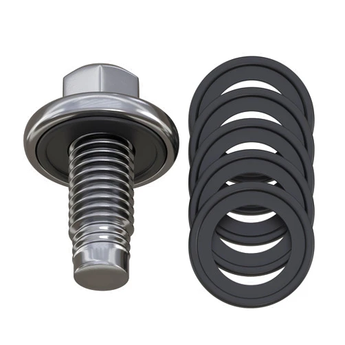 AUTOMAJOR Oil Drain Plug Steel M12x1.75 with 5 Rubber Washer Gasket Seal – 12mm Replacement for Buick/Chevrolet/Cadillac/GMC/Hummer/Oldsmobile/Pontiac/Saturn - OEM 11562588 Fits for GM 1993-2024 by AUTOMAJOR
