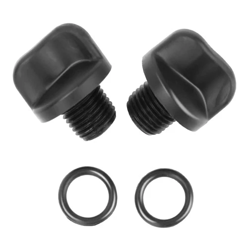 Pooloop R0446000 Drain Plug with O-Ring Replacement Compatible with Zodiac Jandy Filter Pumps & Water Purification System(2 Pack) Black