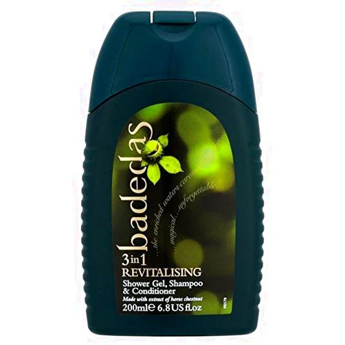 Badedas Revitalising Shower Gel, Shampoo & Conditioner 200ml (PACK OF 2)
