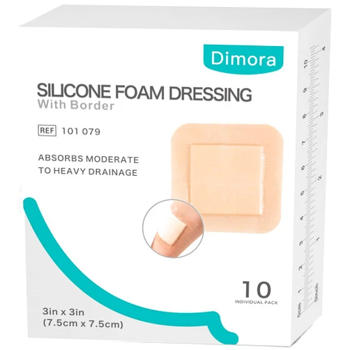 Dimora Silicone Foam Dressing with Border Adhesive 3