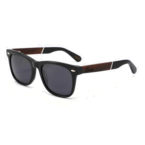 Benti Shades Wood Polarized Sunglasses for Men and Women - Wood Sunglasses - UV Protected - Alphas