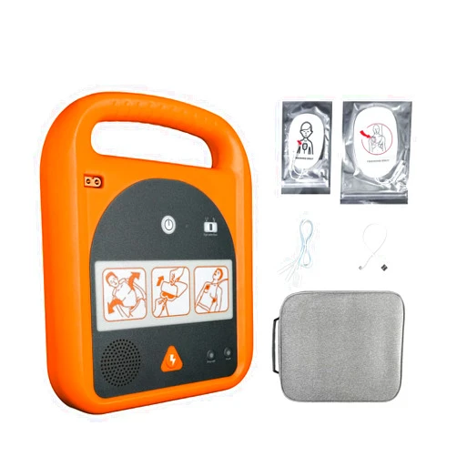 Sepanda AED Trainer, Portable Training Device with 4 Scenarios, English Voice Prompts Only for First Aid Beginners Trainee Students