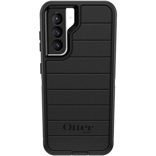 OtterBox Defender Series Rugged Case for Samsung Galaxy S21 5G (NOT Plus/FE/Ultra) Case Only - Non-Retail Packaging - Black - with Microbial Defense