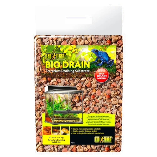 Exo Terra BioDrain Terrarium Substrate for Aquarium, 4.4-Pound