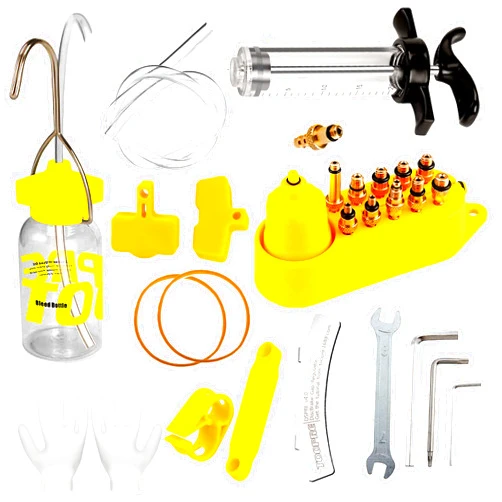 KEWAYO Bike Brake Oil, Hydraulic Bike Brake Kit and Bicycle Oil Kit Fit MAGURA、TEKTRO、SRAM Series Bike Brake Repair Tools