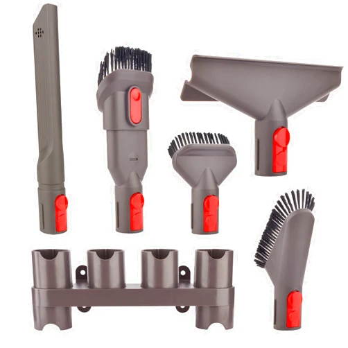Fullclean Brush Mount Holder Organizer Attachment Kit for Dyson Gen 5 V15 V12 V11 V10 V7 V8 Absolute Detect Torque Drive Cyclone Cordless Handheld Vacuum Cleaner