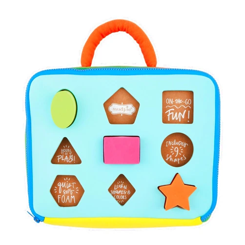 Mud Pie Kids Plush Shape Sorter; 9 1/4