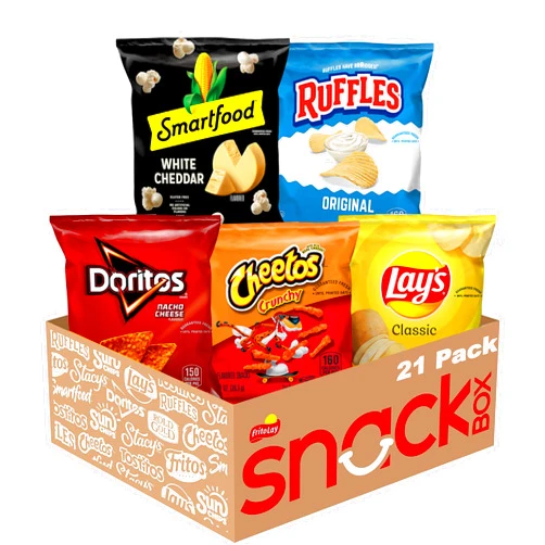 Frito Lay Frito-Lay Classic Mix Variety Pack, Single Serve Snack Bags (Pack of 21)