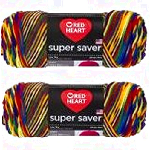 Red Heart Bulk Buy: Red Heart Super Saver (2-Pack) (Mexicana, 5 oz Each Skein)