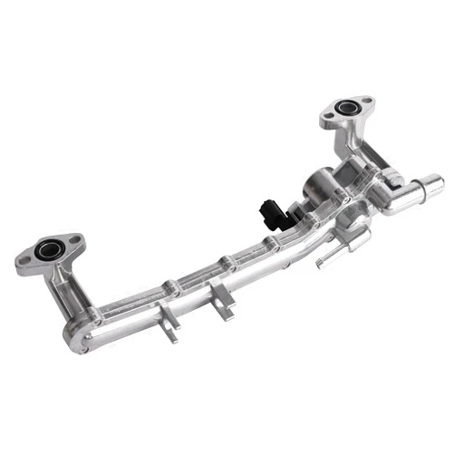 EVGoXMods LR109402 Aluminum Rear Coolant Water Heater Pipe Manifold Tube with Sensors Compatible with Land Rover LR4 2010-2013, Range Rover 2010-2020, Range Rover Sport 2010-2017 V8 5.0L LR077042 LR018273