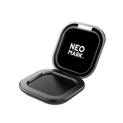 NEO MARK Premium Fingerprint Ink Pad, Inkless Thumbprint Pad, Quick-Drying and AP-Certified, for Office Notary Supplies Identification Security ID Fingerprint Cards Law Enforcement (Black, 1 Pc)