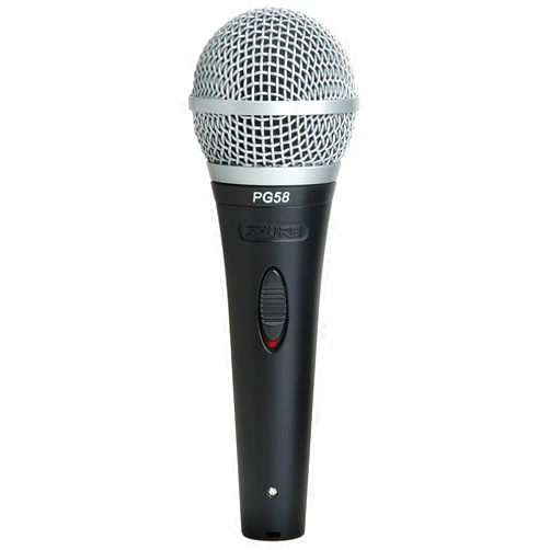 Shure PG58-LC Vocal Dynamic Microphone, Cardioid