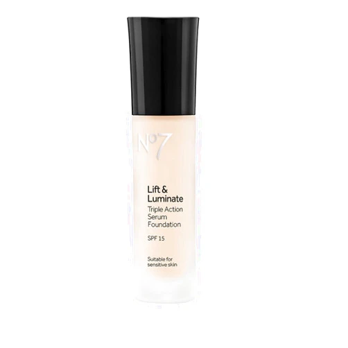 No7 Lift & Luminate Triple Action Serum Foundation calico