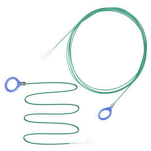 KVZVK 2 Pack 118 Inch Long Flexible Tube Cleaning Brush,Flexible Drain Brush Tube Slim Drain Dredging Tool,Suitable for Cleaning Feeding Tubes & Air Tube Hose and Racking Lines