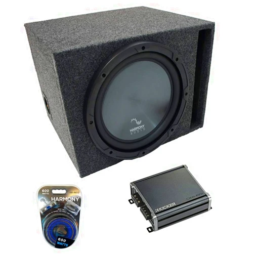 Harmony Audio R124 Bundle Universal Car Stereo Vented Port Single 12
