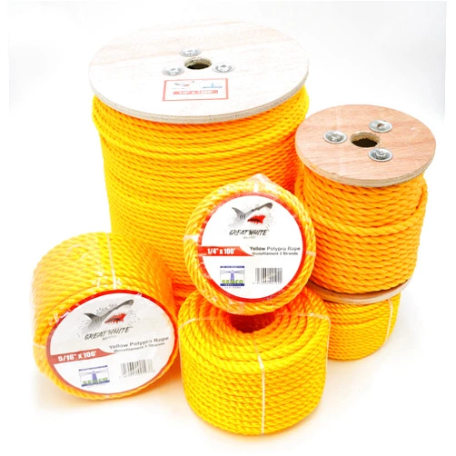 Great White Yellow Poly Rope 5/16