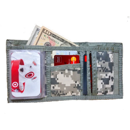 ProEquip Tri-Fold ACU Army Military Camouflage Wallet Bill Fold Or Magic Wallet (Free Return)