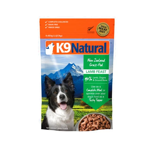 K9 Natural - Grain Free Freeze Dried Dog Food - Lamb, 1.1lb