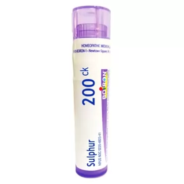 Boiron Sulphur 200C Homeopathic Medicine for Skin Rash - 80 Pellets