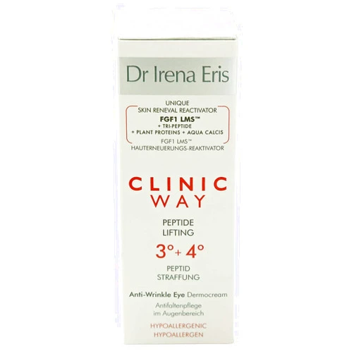 Dr. Irena Eris DR IRENA ERIS Clinic Way - PEPTIDE Lifting Day and Night Eye Cream 3°+ 4° - 15 ml