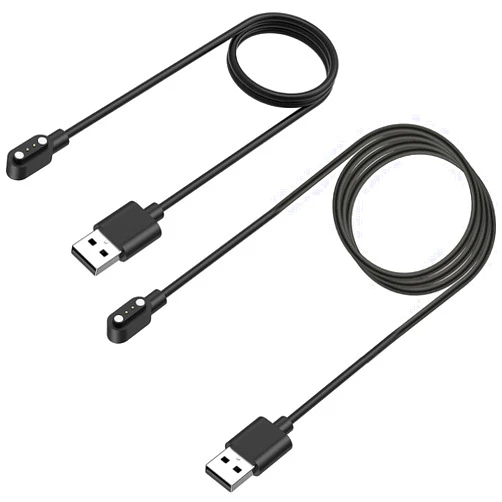Qunions Charger for Wyze Watch, 2Pcs Replacement USB Charging Cable for Wyze Smart Watch 44mm 47mm (3.3 feet +2.2 feet)