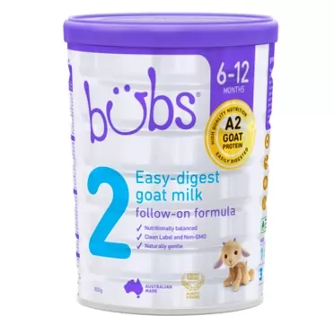 Aussie Bubs Goat Milk Follow On Formula Stage 2, 800g Non-GMO
