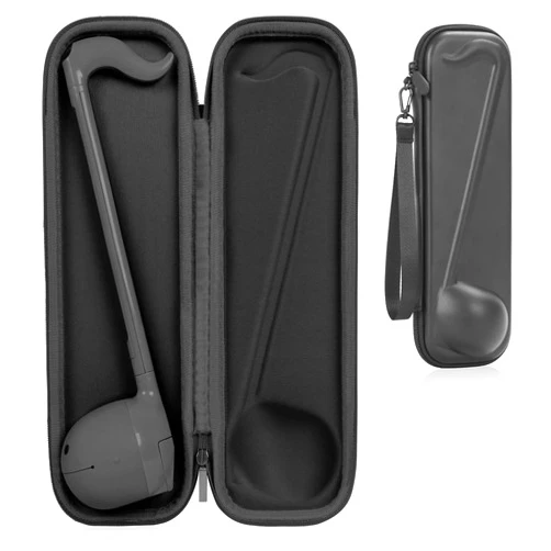 SnawikiBag Carrying Hard Case Compatible for Otamatone Japanese Musical Instrument, Portable Synthesizer Designed for Otamatone Music Storage Bag with Hand Strap, (Black,Case Only…)