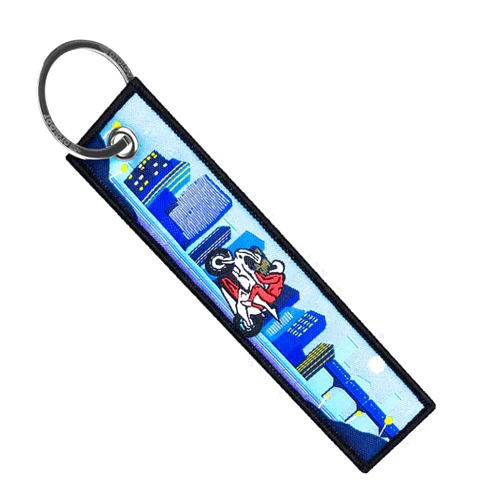 MotoLoot Keychain for Motorcycles, Scooters, Cars and Gifts (City Wheelie)