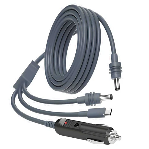 Ubyyddo 3 in 1 Starlink Mini Cable 10FT/ 3M, High-Speed USB C/Car Charger/DC to DC Replacement Cable for Starlink Mini Power, Waterproof Extension Starlink Mini Power Cable Accessories