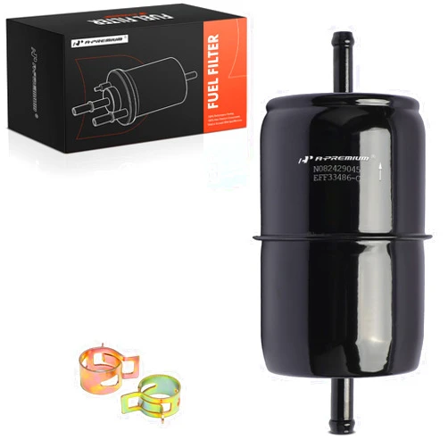 A-Premium Fuel Filter Compatible with Jeep Wrangler 1987-1995, Cherokee 1986-1996, Wagoneer 1986-1990 & Renault Alliance 1983-1987, Encore 1984-1986, 1.4L 1.7L 2.0L 2.5L 4.0L