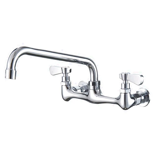 BWE Kitchen Faucet Wall Mount with 10 Inch Swivel Spout 8