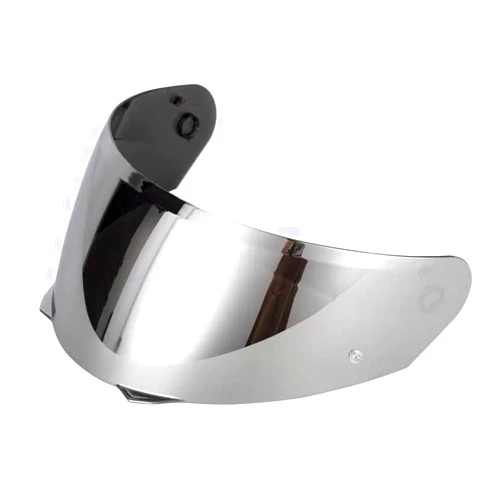 The Helmet Shop HJ-33 Shield Silver Mirror Replacement Visor for i90 Motorcycle Helmets (Silver Mirror)