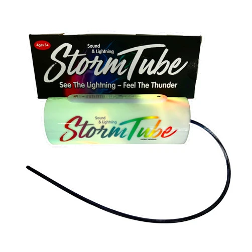 OFG Products Musical Storm Tube Instrument for Teens and Adults - See the Lightning and Feel the Thunder with the Storm Tube! Motion Activated with 4 Color Modes