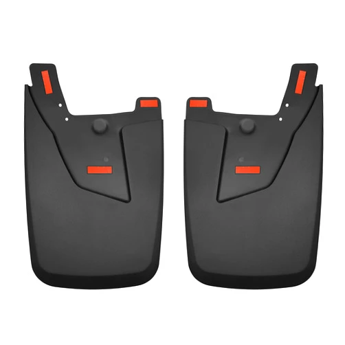 Husky Liners — Rear Mud Guards | Fits 2019 - 2024 Dodge Ram 2500/3500 with Single Rear Wheels & OE Fender Flares - Black, 2 Pc. | 59051