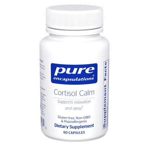 Pure Encapsulations Cortisol Calm - Supports Cortisol Health & Relaxation - Contains Ashwagandha & L-Theanine - Restful Sleep - 60 Capsules