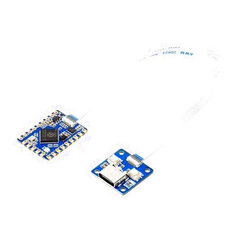 UeeKKoo RP2350-Tiny Development Board with USB Port Adapter Board, Based On RP2350A Dual-Core & Dual-Architecture Microcontroller Castellated Module, Suitable for SMD Applications